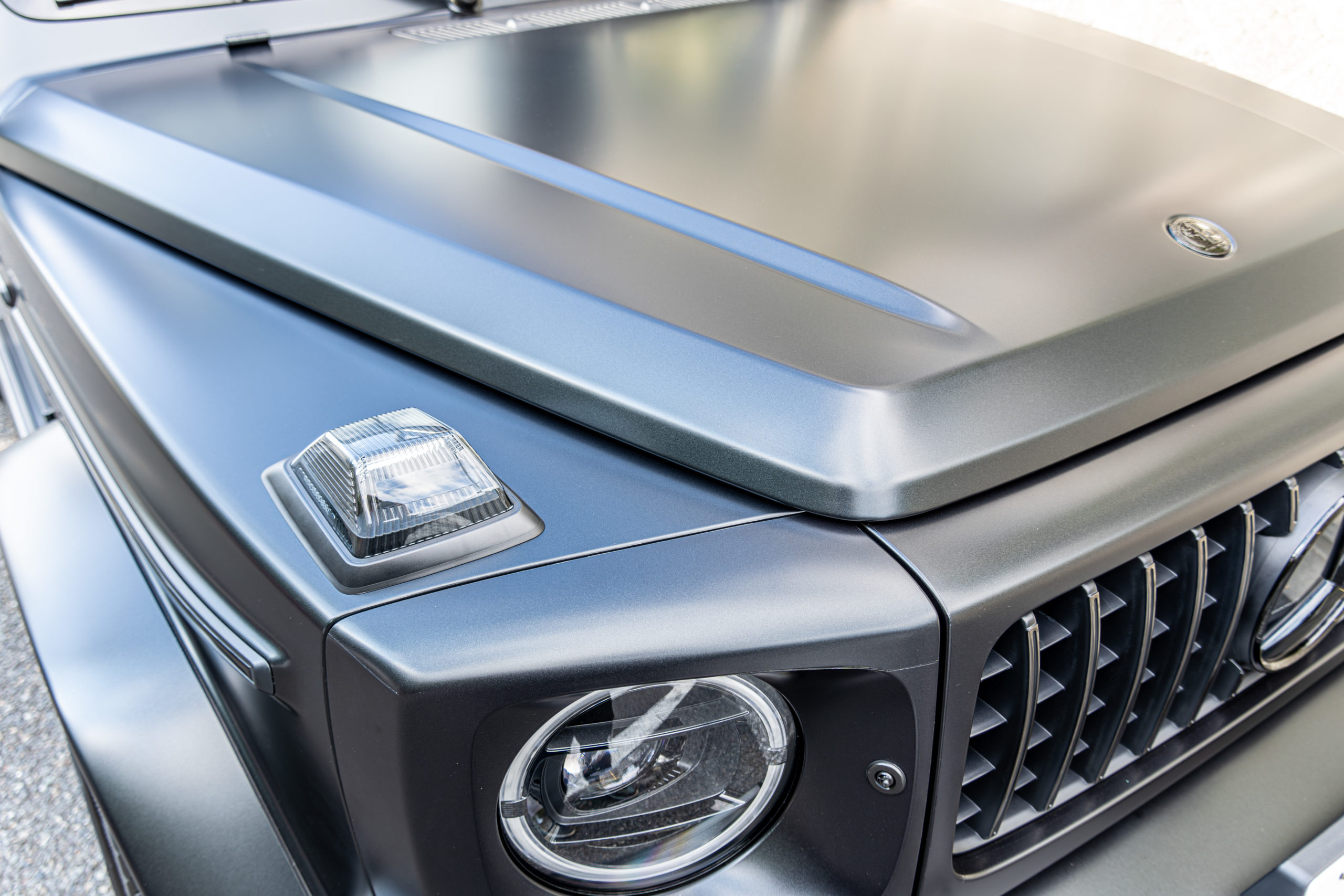 AMG 新型G63 W465 マグノナイトブラック　ブラックアウト　ローダウン　スペーサー　プロテクションフィルム　フルステルス