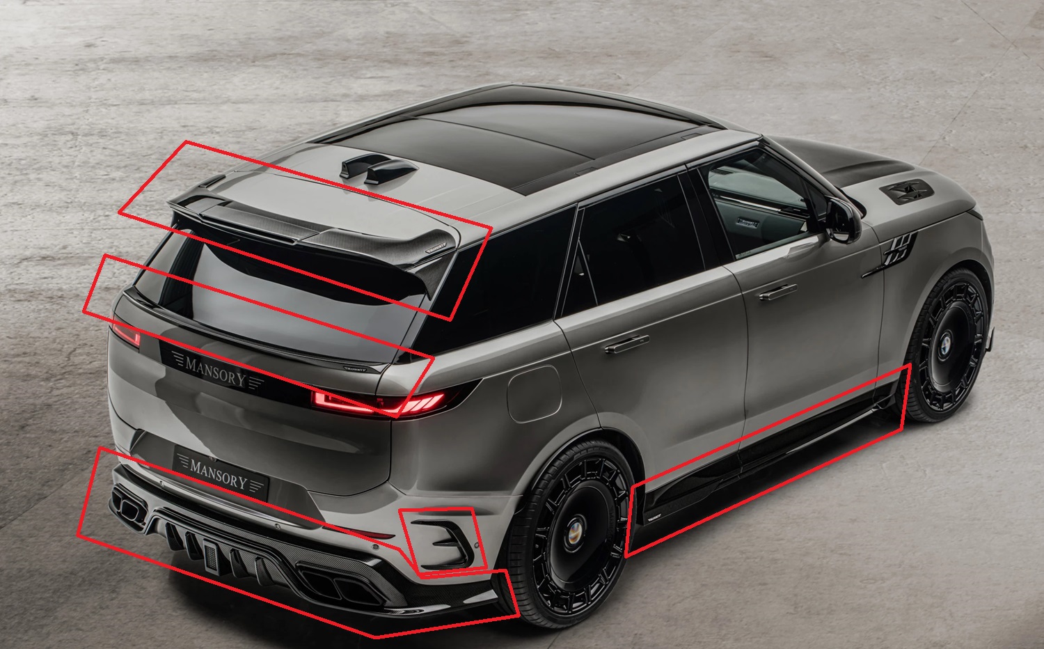 レンジローバー カスタム エアロ パーツ カーボン ボンド MANSORY