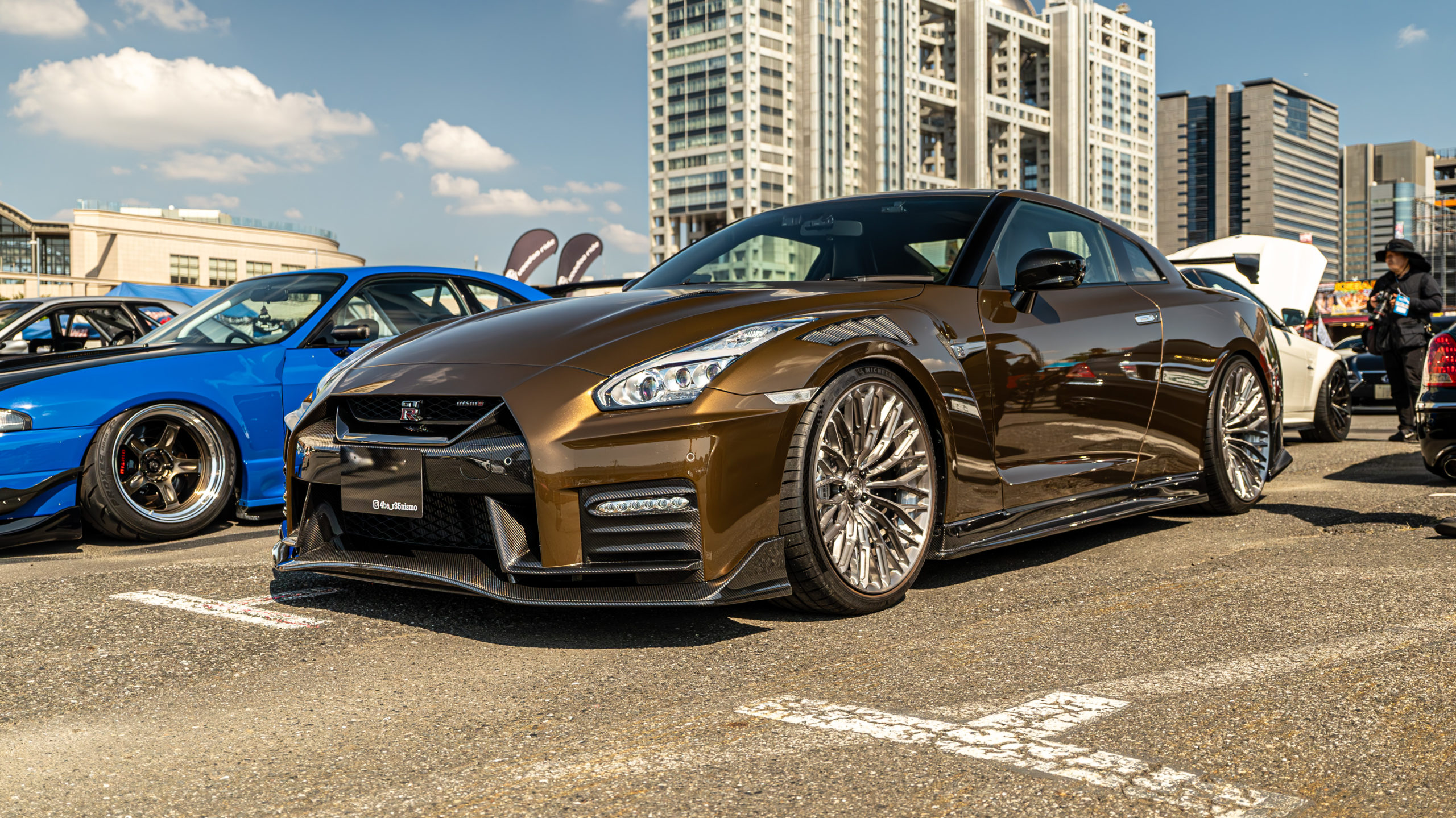 スタンスネーション 2024 dAY1 bond ボンド　ラッピング inozetek R35 GTR NISMO HRE AL13 ALPINA ケーニッヒ　SNJ VIPｶｰ　EMITZ エアサス　スタンスガレージ