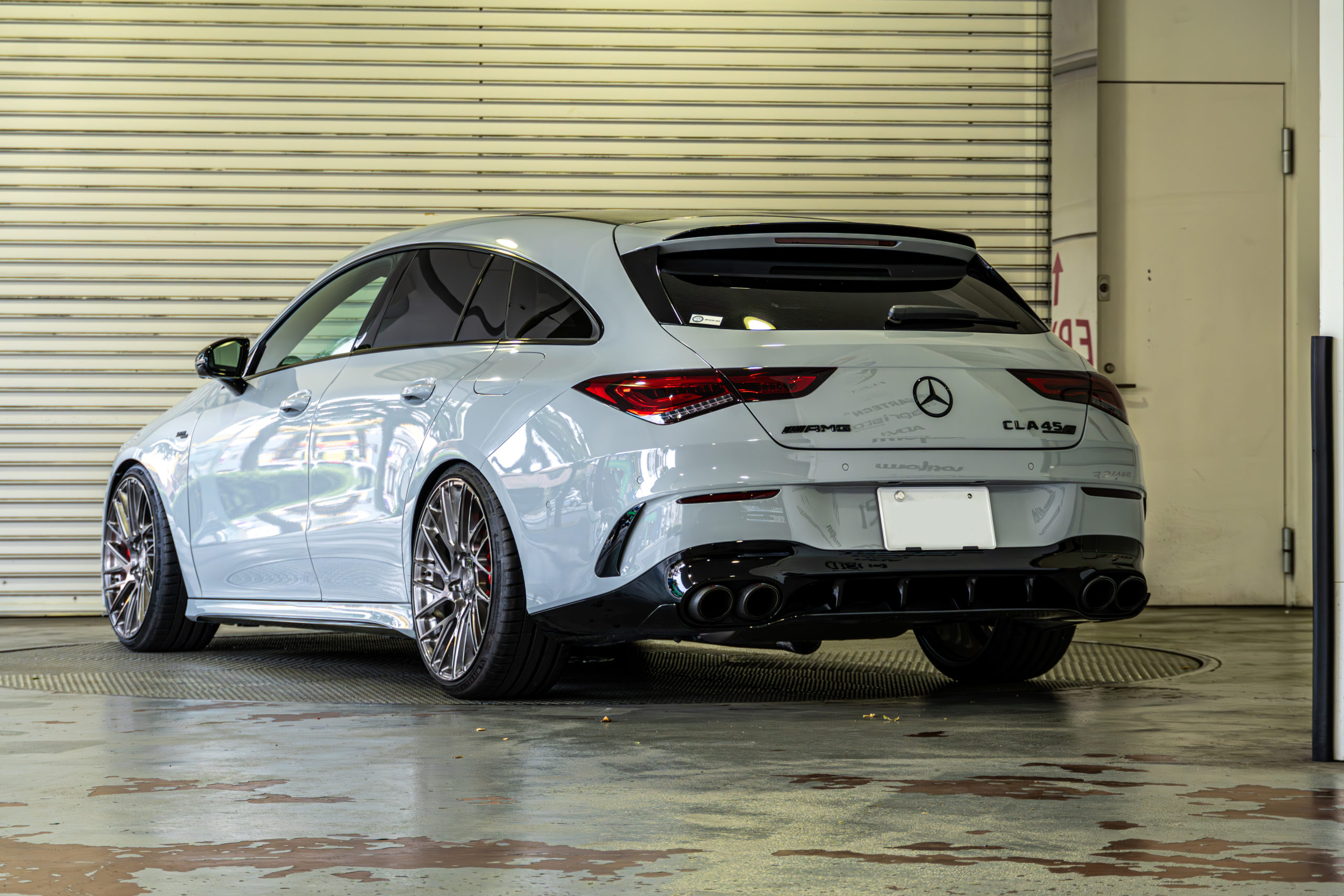 CLA45 カスタム ローダウン ホイール ラッピング イノゼテック ESR KW AKRAPOVIC