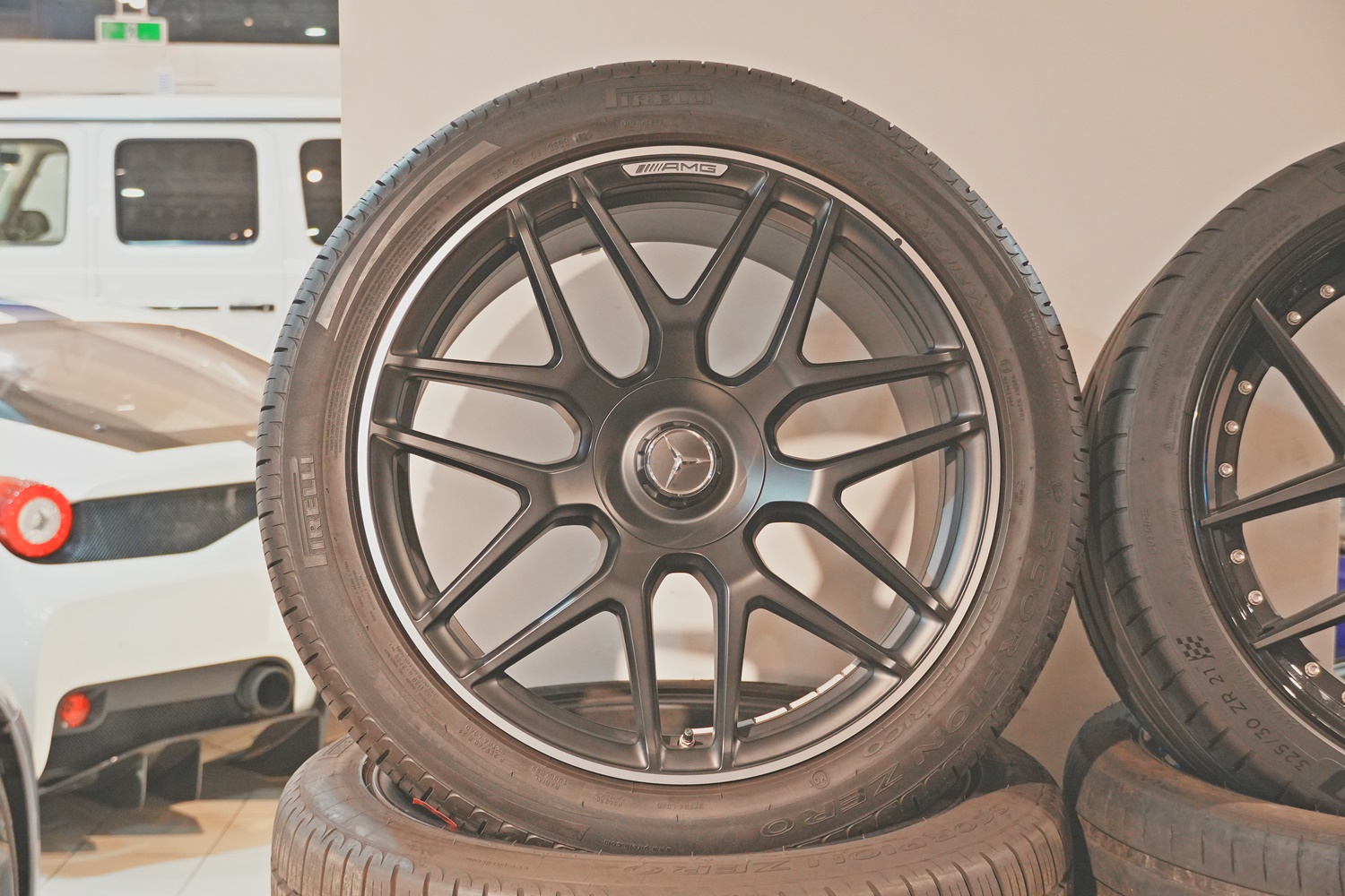 W463A　22インチ　中古　マットブラック　純正ホイール　G400　G63