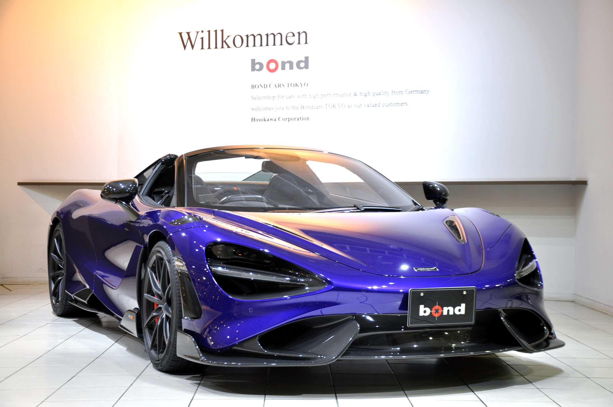 McLaren 765 LT Spider マクラーレン ロングテール bond ボンド 東京 輸入車 販売 買取 カスタム ドレスアップ