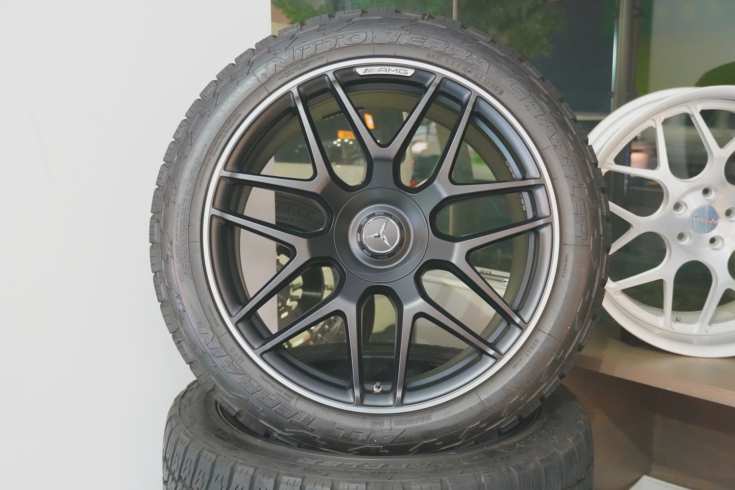 W463A 22インチ 中古 マットブラック 純正ホイール G400 G63