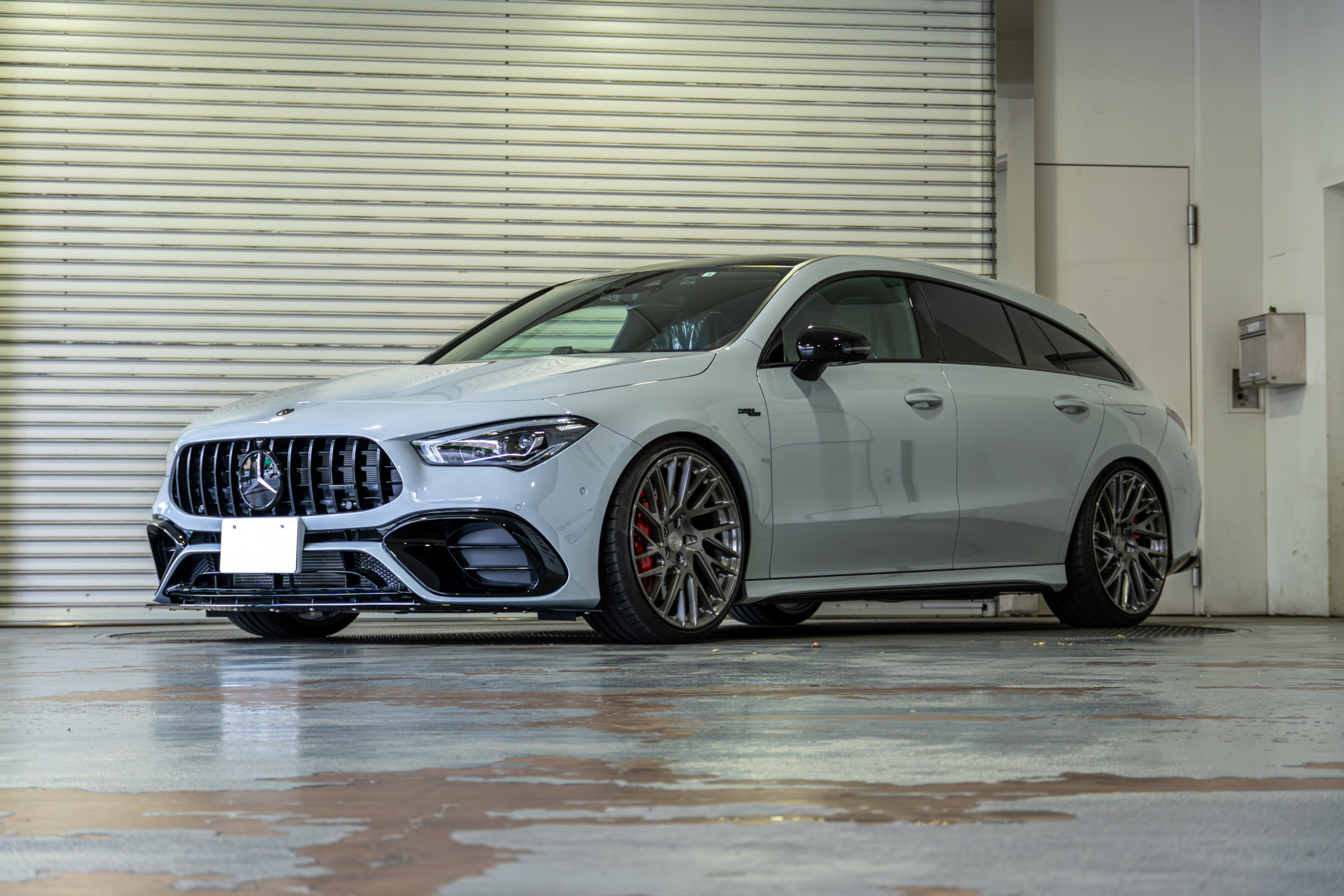 CLA45 カスタム ローダウン ホイール ラッピング イノゼテック ESR KW AKRAPOVIC