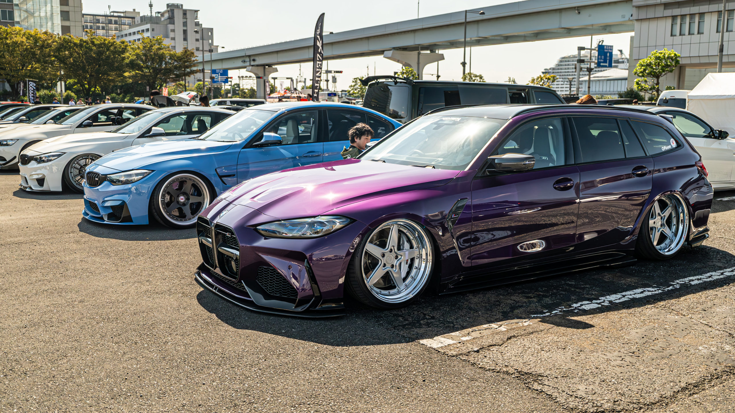 スタンスネーション 2024 dAY1 bond ボンド　ラッピング inozetek R35 GTR NISMO HRE AL13 ALPINA ケーニッヒ　SNJ VIPｶｰ　EMITZ エアサス　スタンスガレージ