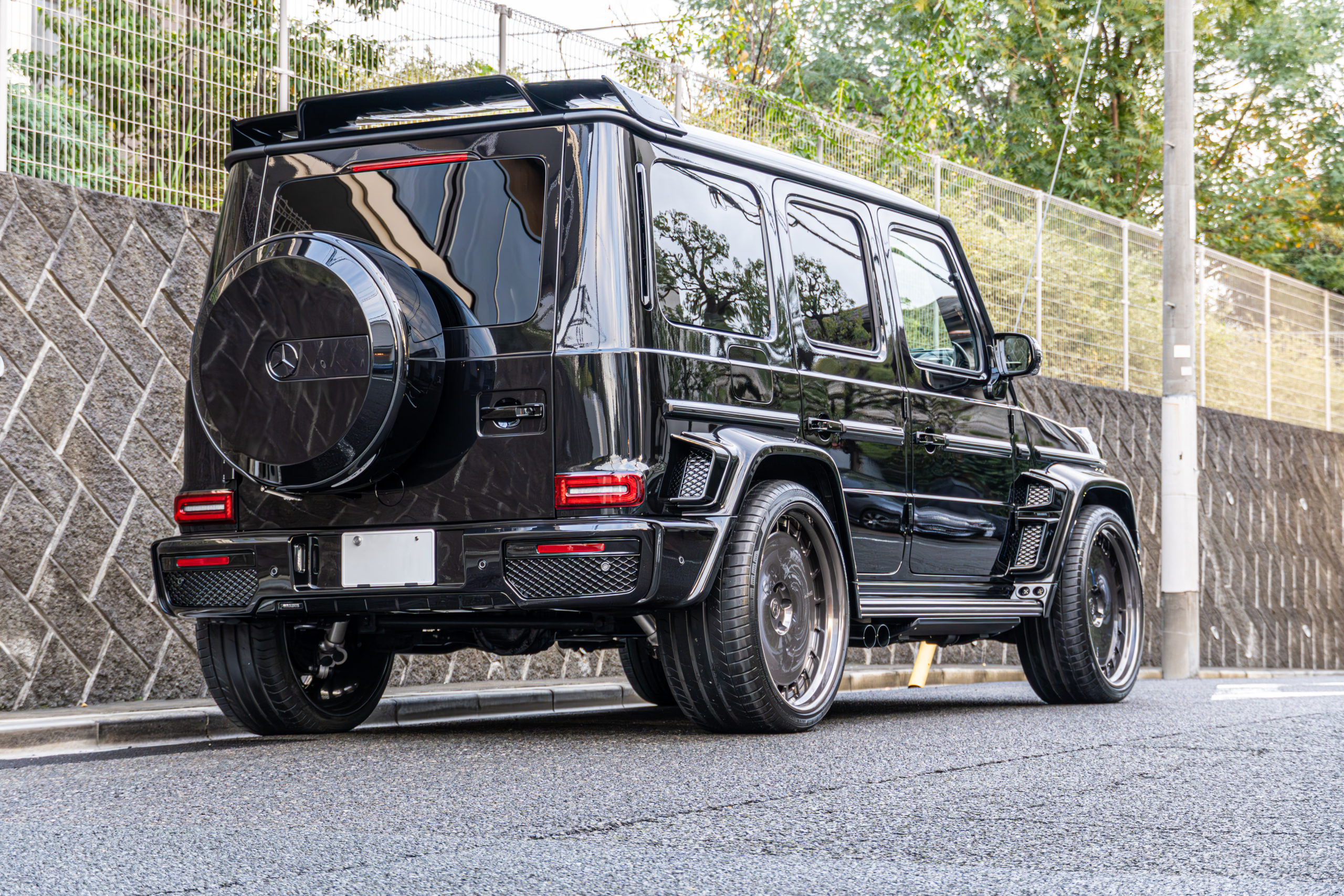 G63 BRABUS ブラバス　ワイドスター HREカスタム　935 VINTAGE ローダウン　ブラックアウト