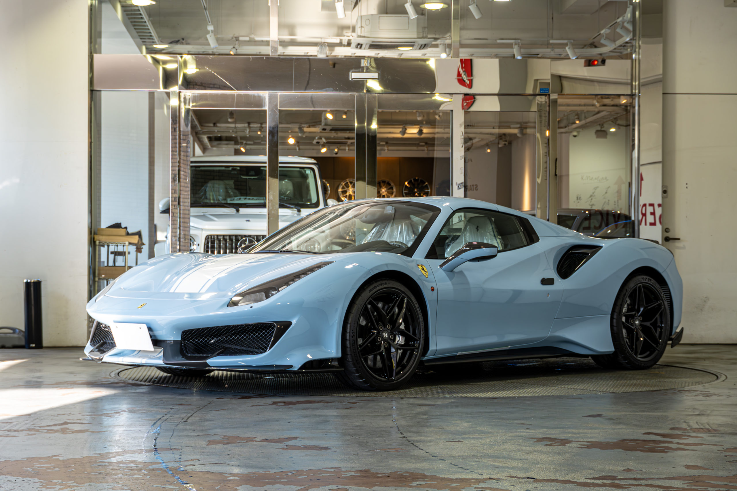 フェラーリ　488 ピスタ　アペルタ　カーボン　ノヴィテック　MANSORY CAPRISTO カプリスト