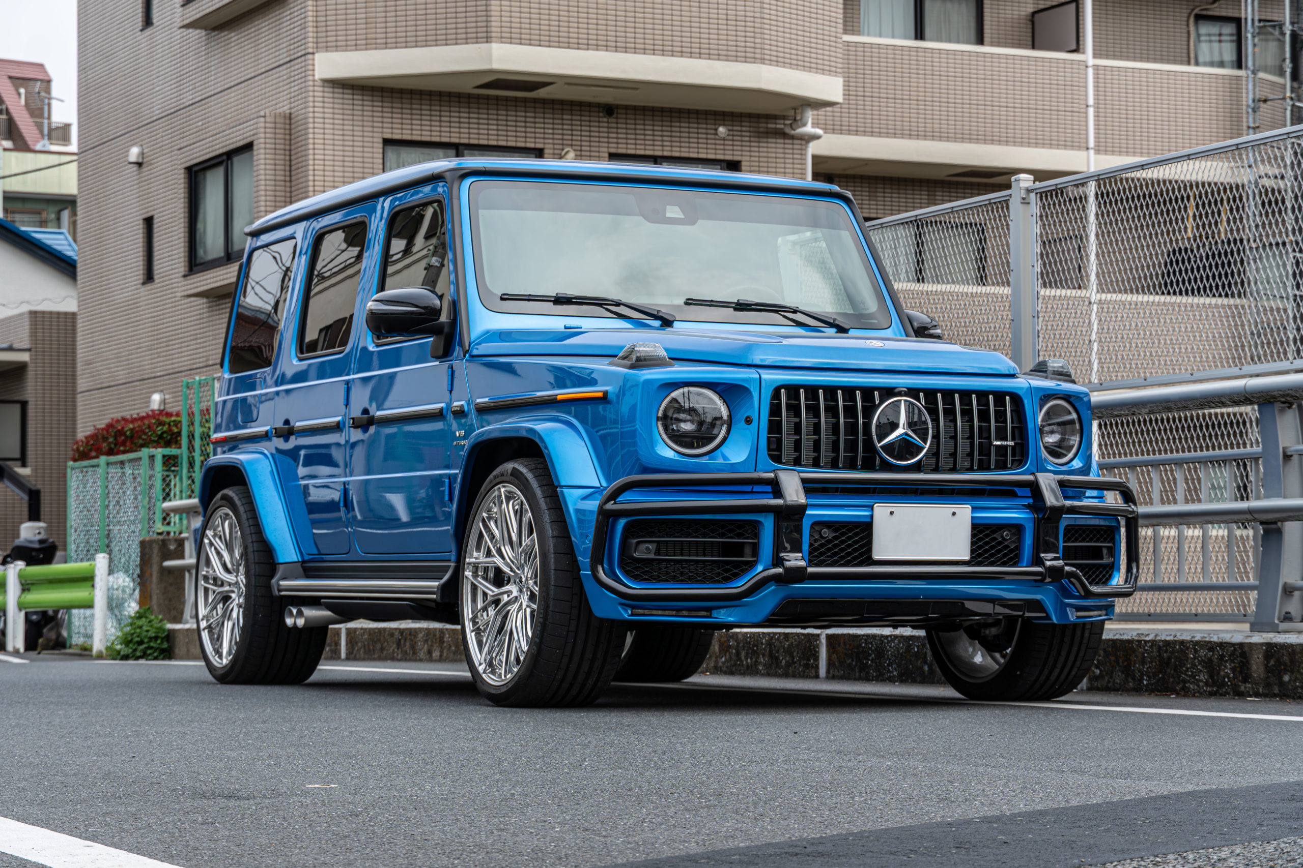 G63 カスタム　新入庫　ストック　サウスシーブルー　MVFORGED マヌファクトゥーア　ブラバス　BRABUS 