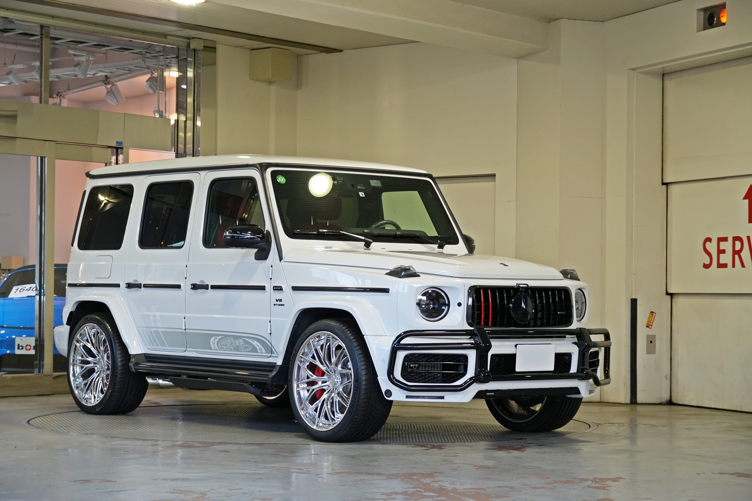 W463A　G63　G400　W465　Gクラス　カスタム　エアロ　バンパーガード　BRABUS　ブラバス　ホイール　23インチ　鍛造ホイール