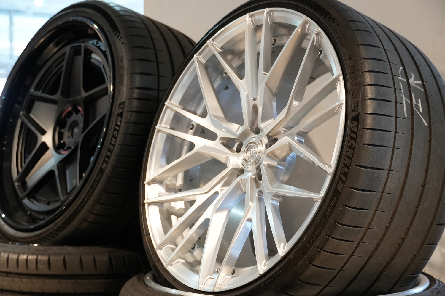 W223　S500　S63　ホイール　22インチ　ローダウン　カスタム　アメ鍛　中古
