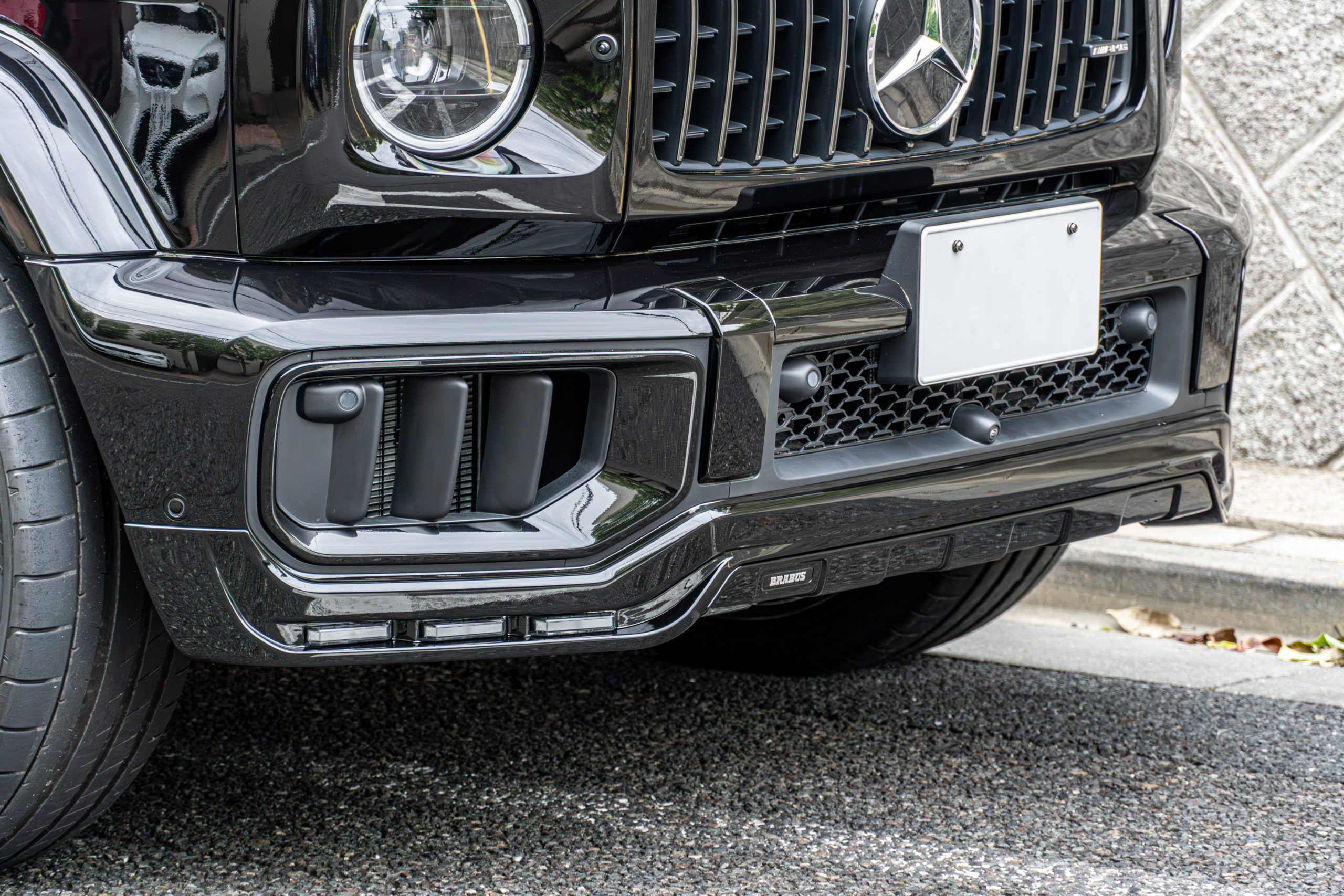G63 カスタム　BRABUS ブラバス　1221 ローダウン　フロントスポイラー　iiD W465