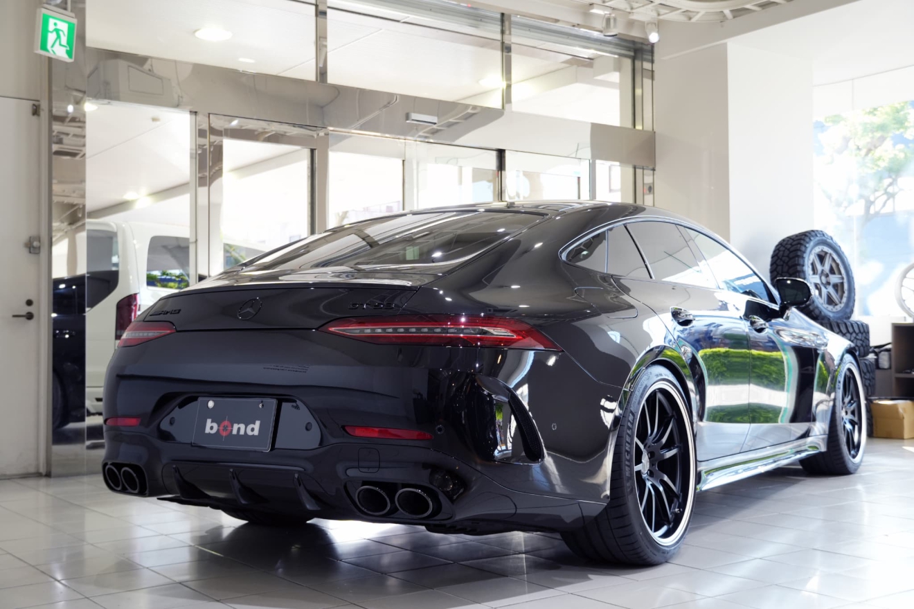 メルセデスAMG　GT53　GT4ドアクーペ　ブラックアウト　ローダウン　輸入車　販売　買取　カスタム　bond　ボンド　東京