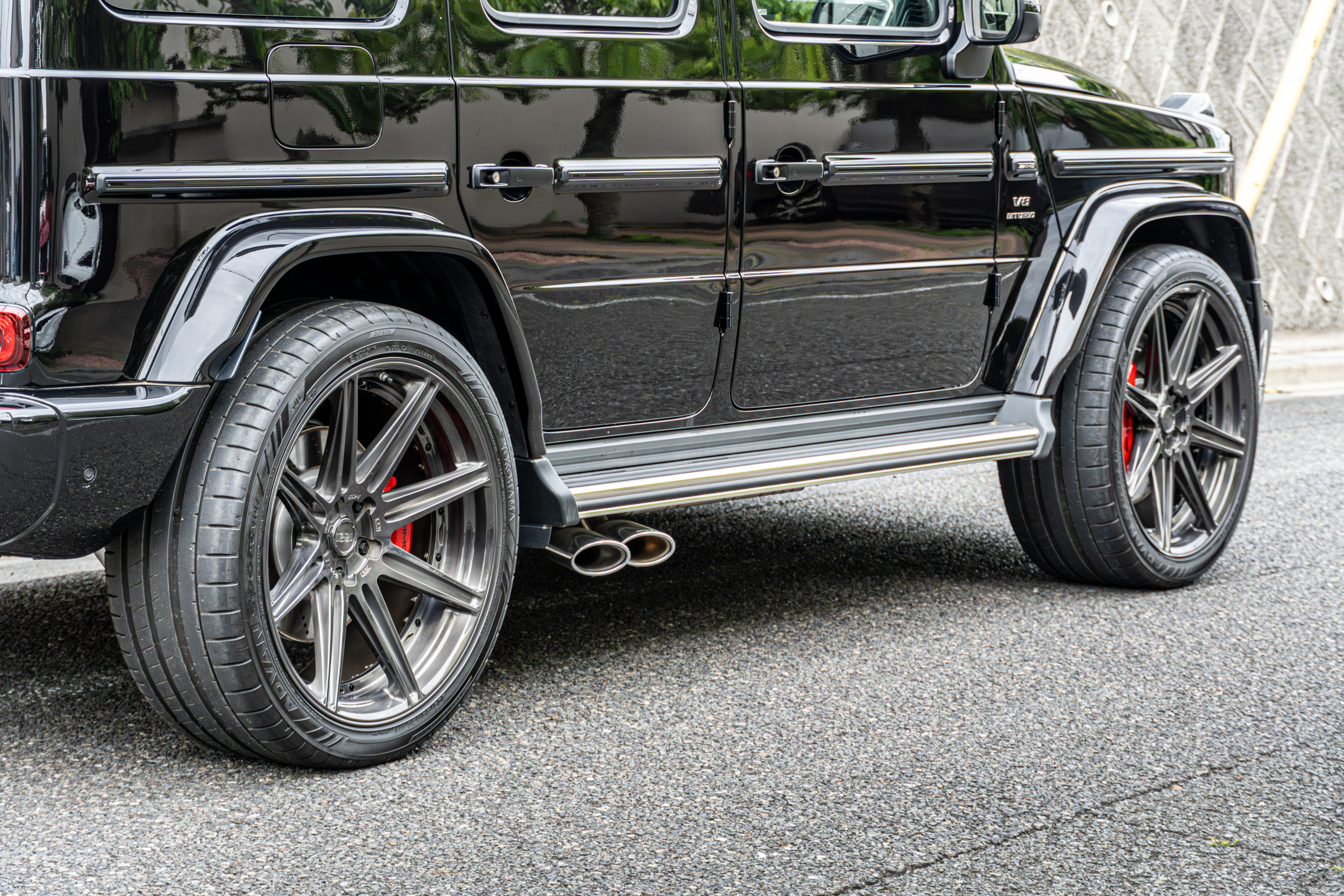 G63 カスタム　BRABUS ブラバス　1221 ローダウン　フロントスポイラー　iiD W465
