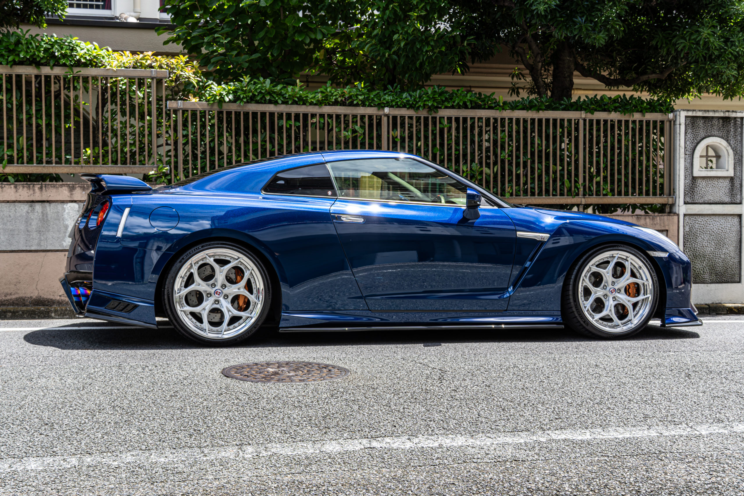 GTR カスタム R35 ROHAN ROBERUTA HRE S101MAXTON FOREGED カーボン　 21インチ　ローダウン　AL13