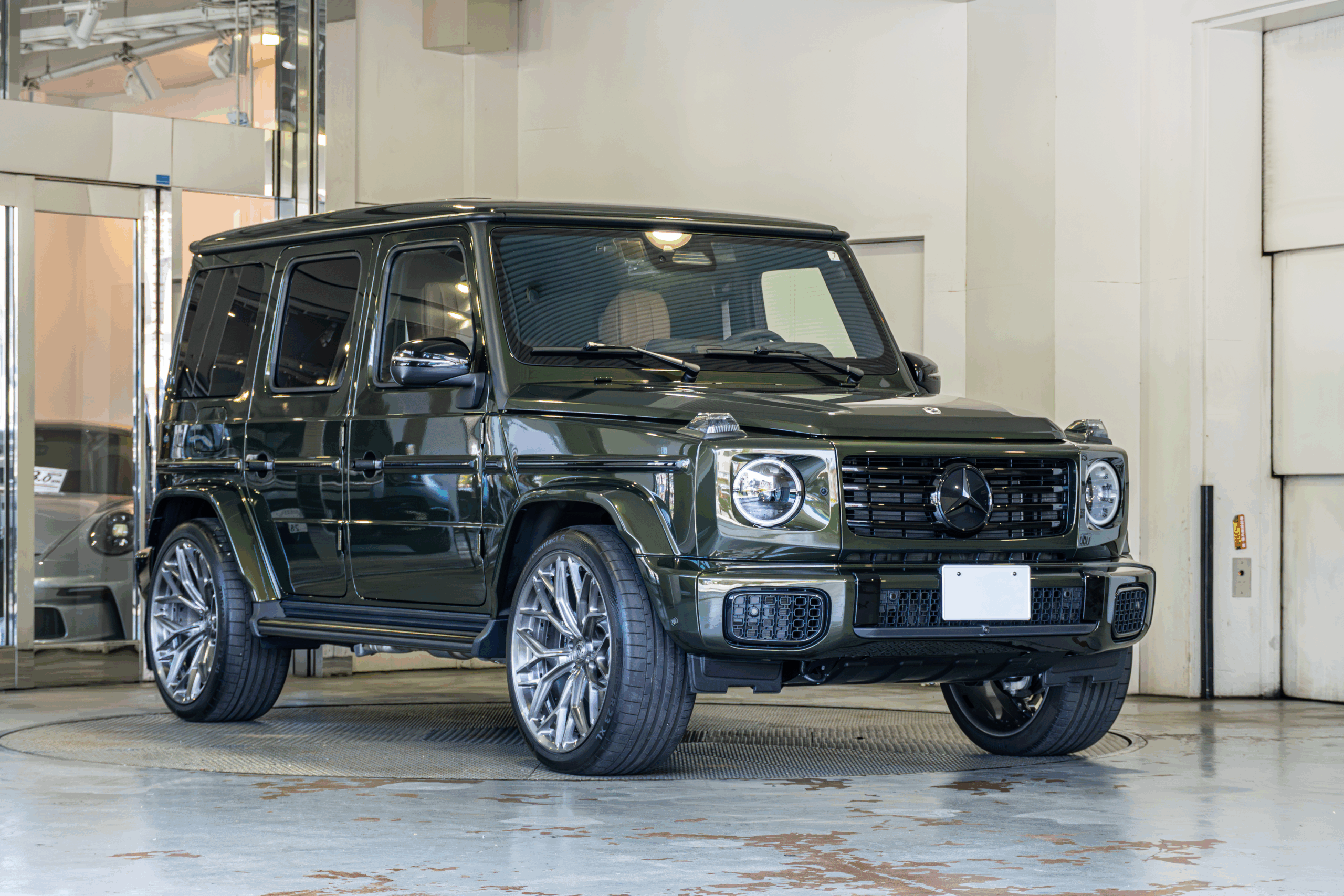 W465 G450 オリーブ　BRABUS ブラバス　AL30 ローダウン　ブラックアウト　低ダスト