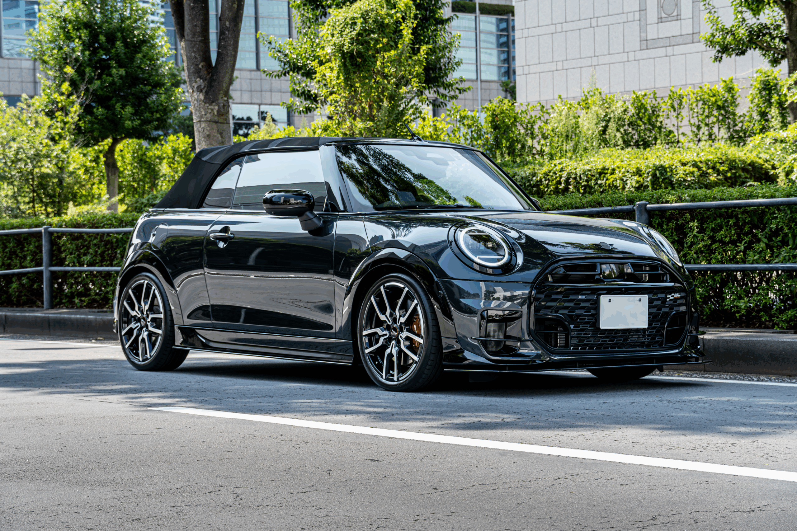MINI F67 JCW 車高調 ローダウン　ACS エアロパーツ　ブラックアウト
