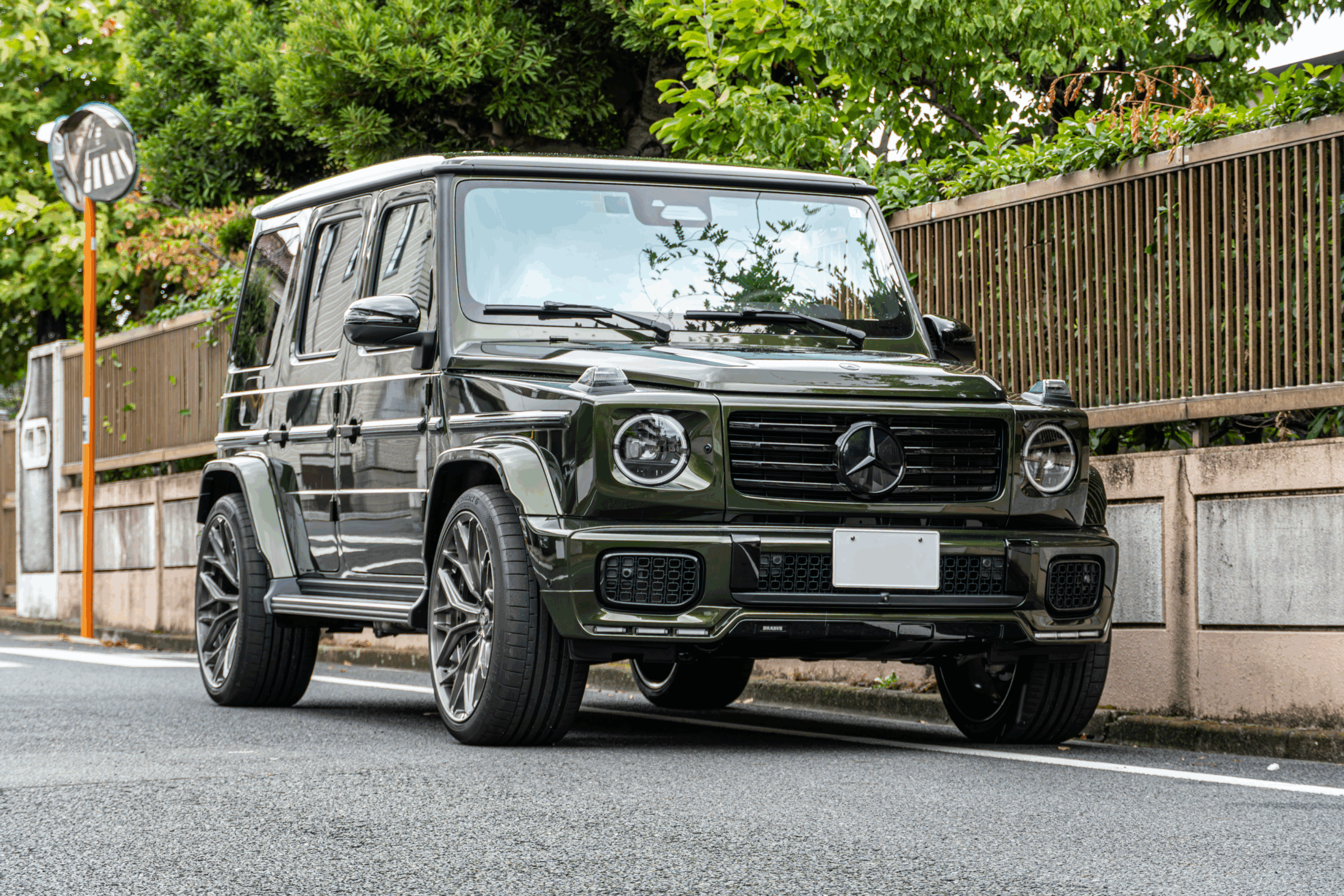 G450 オリーヴ W465 カスタム ローダウン AL13 23インチ BRABUS ブラバス エアロ カーボン