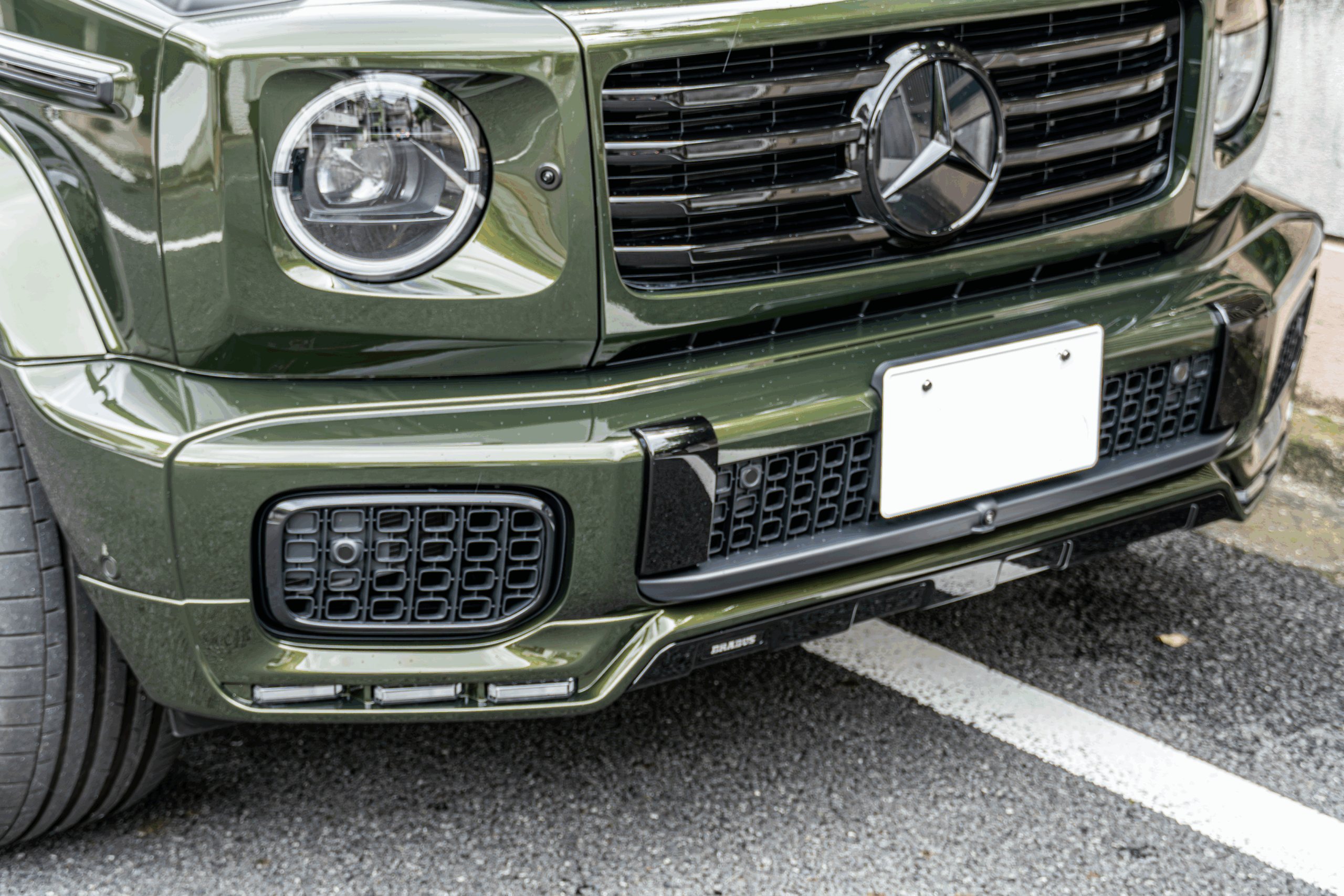 G450 オリーヴ W465 カスタム ローダウン AL13 23インチ BRABUS ブラバス エアロ カーボン