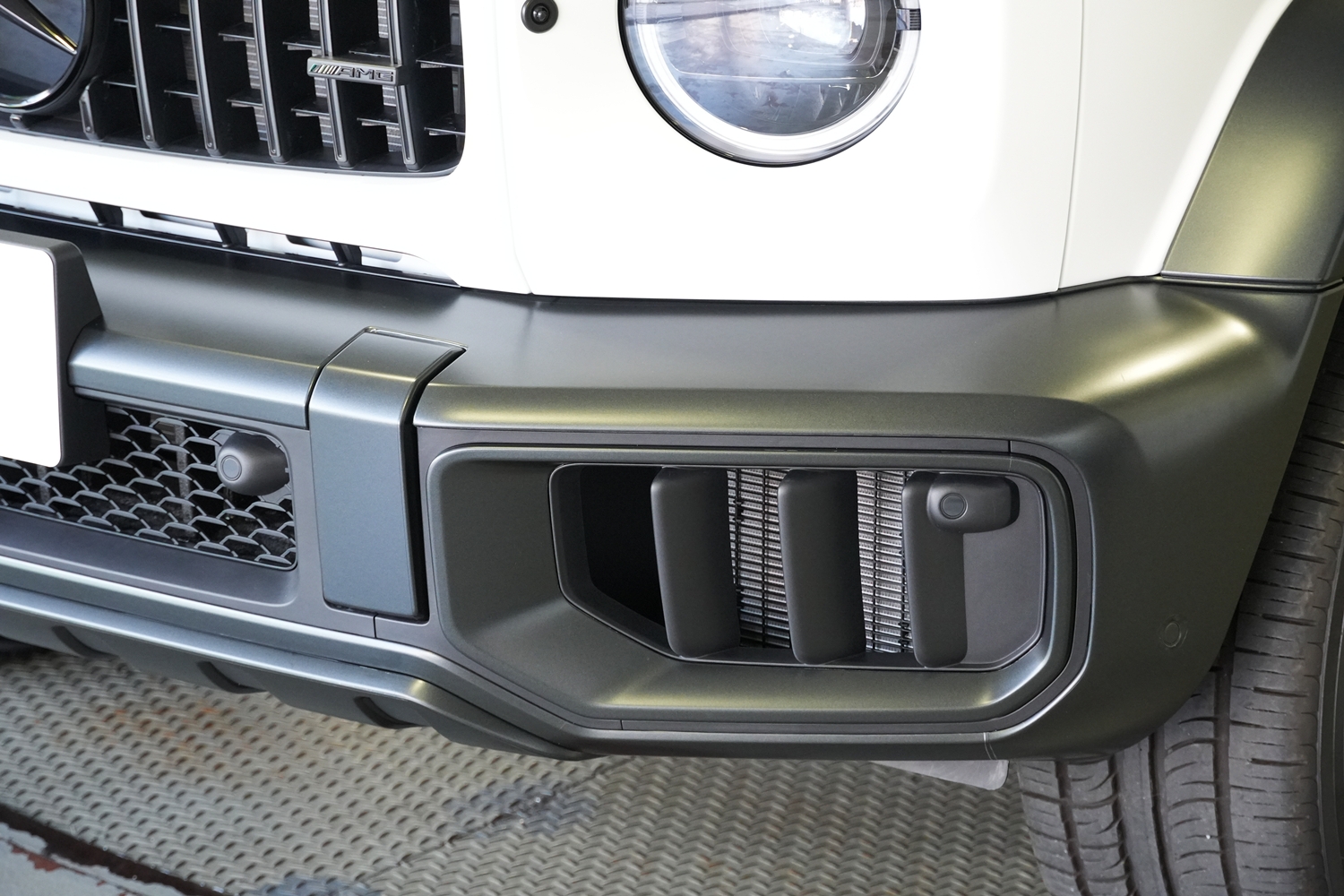 W465　カスタム　G63　マグノホワイト　オパリスホワイト　マットカラー　プロテクションフィルム　ラッピング