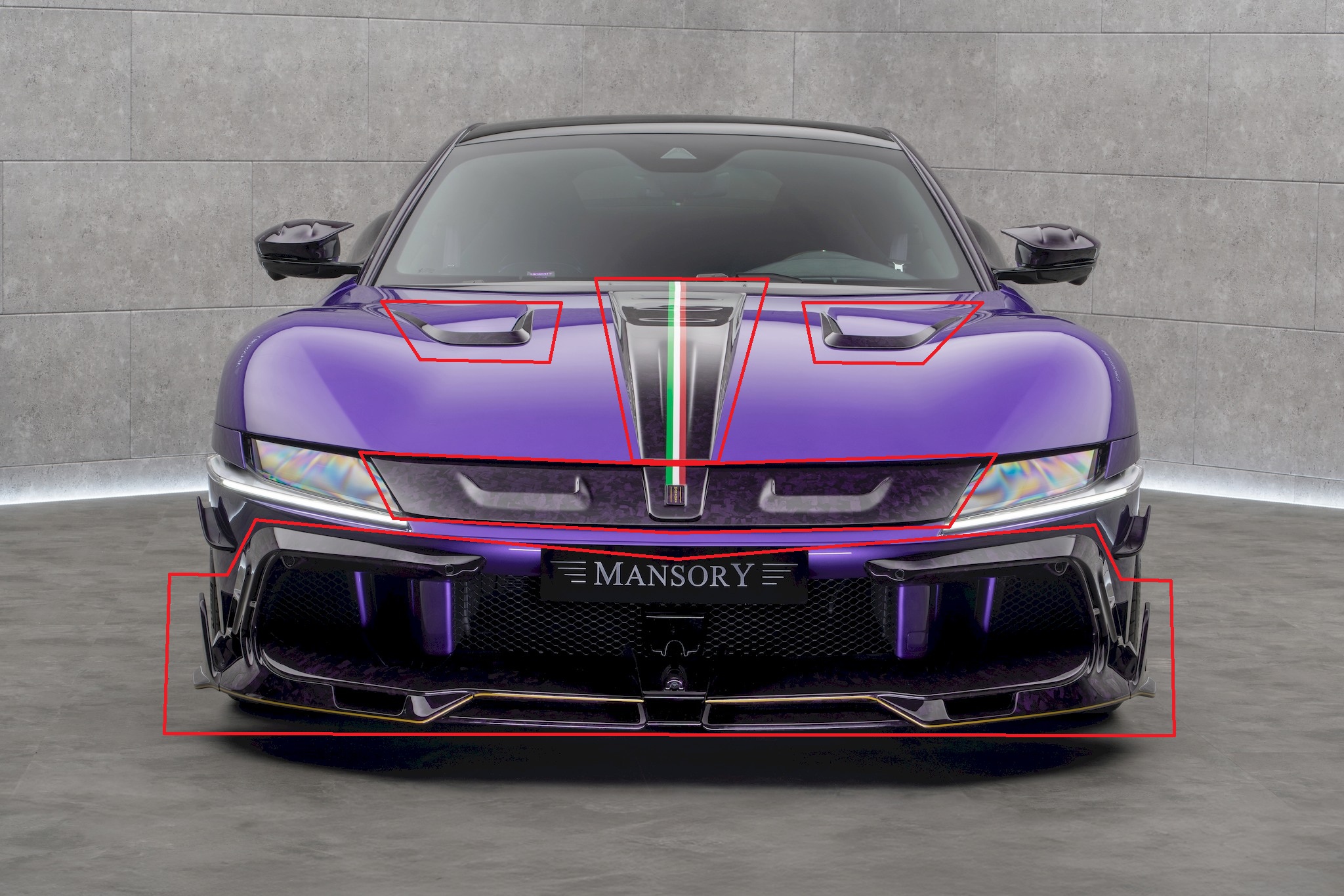 Ferrari　フェラーリ　12　Cilindri　チリンドリ　カスタム　エアロ　マンソリー　MANSORY　カーボン