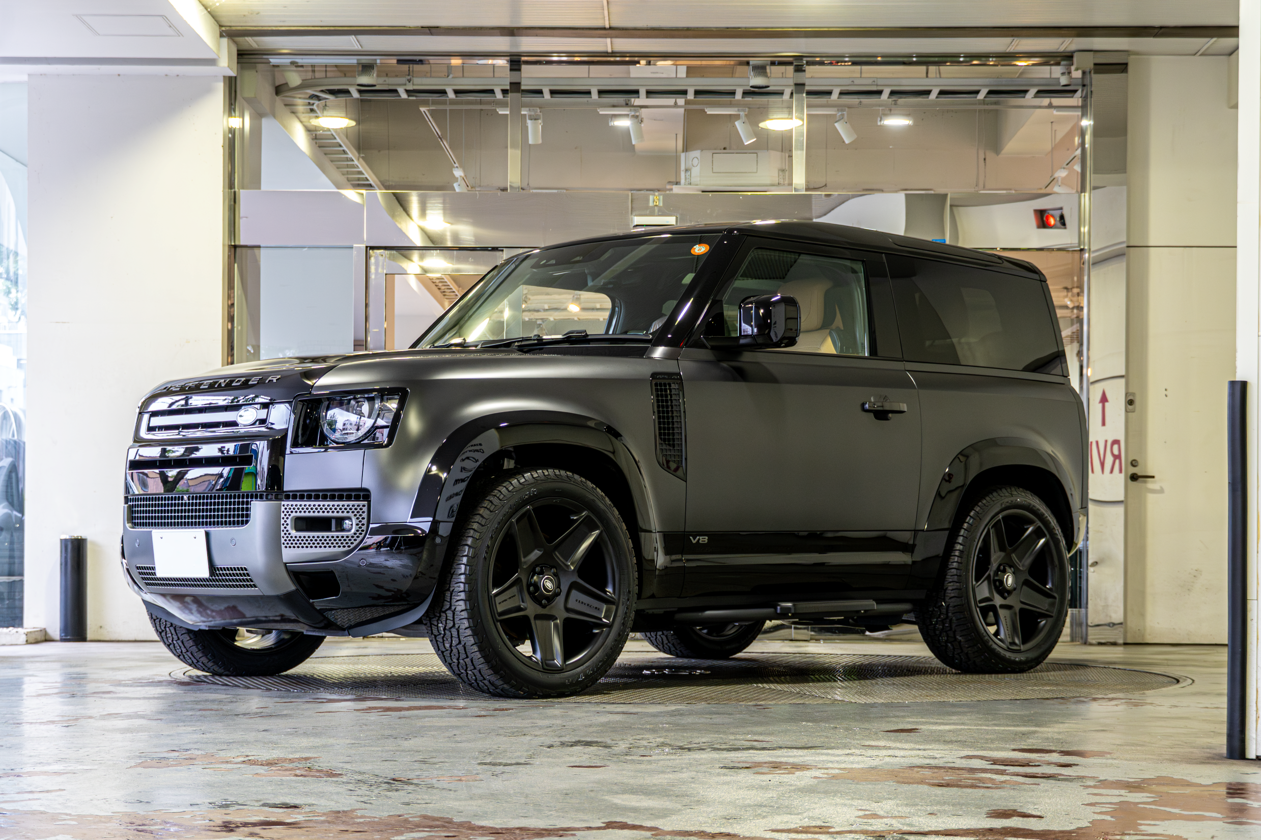 ディフェンダー　V8 90カーン KAHN MILTEK マフラー　カスタム