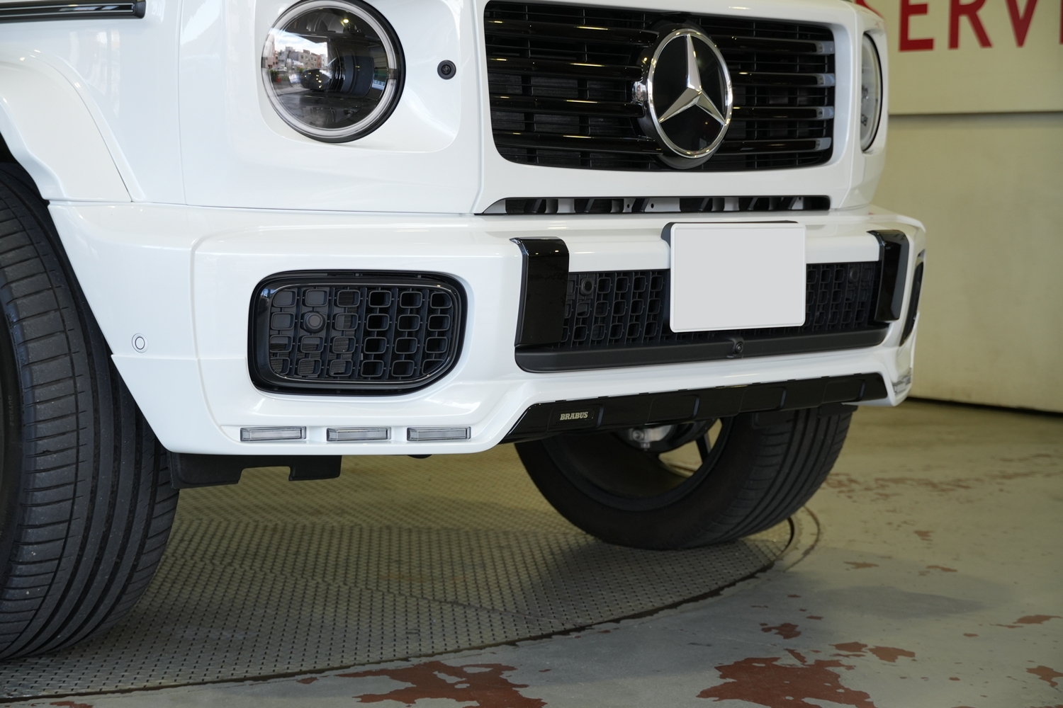 W465　ゲレンデ　ブラバス　BRABUS　G450d　G63　フロントリップ　スポイラー