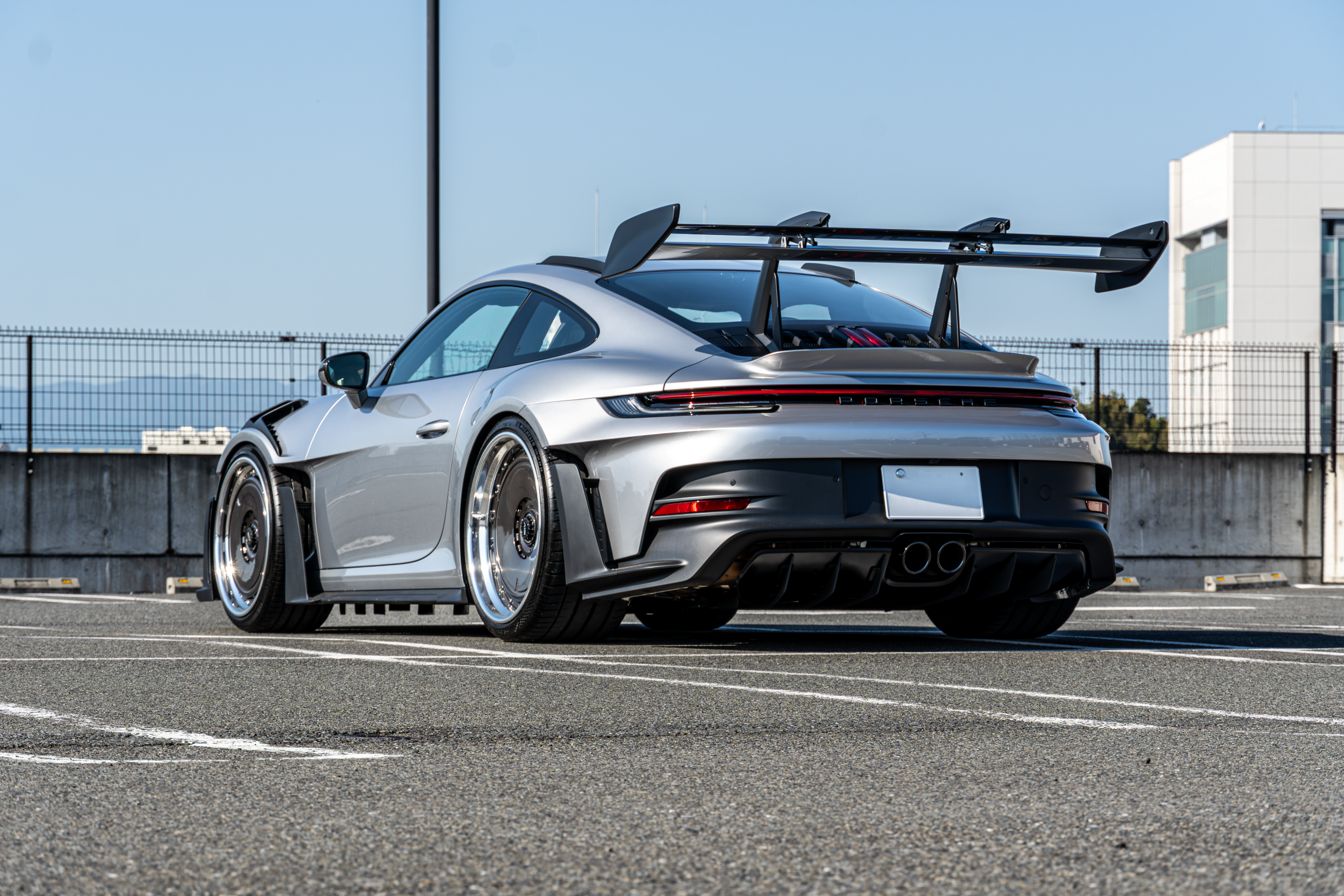 GT3RS カスタム　ローダウン　インチアップ　AL13 ディッシュ　ヴァイザッハ