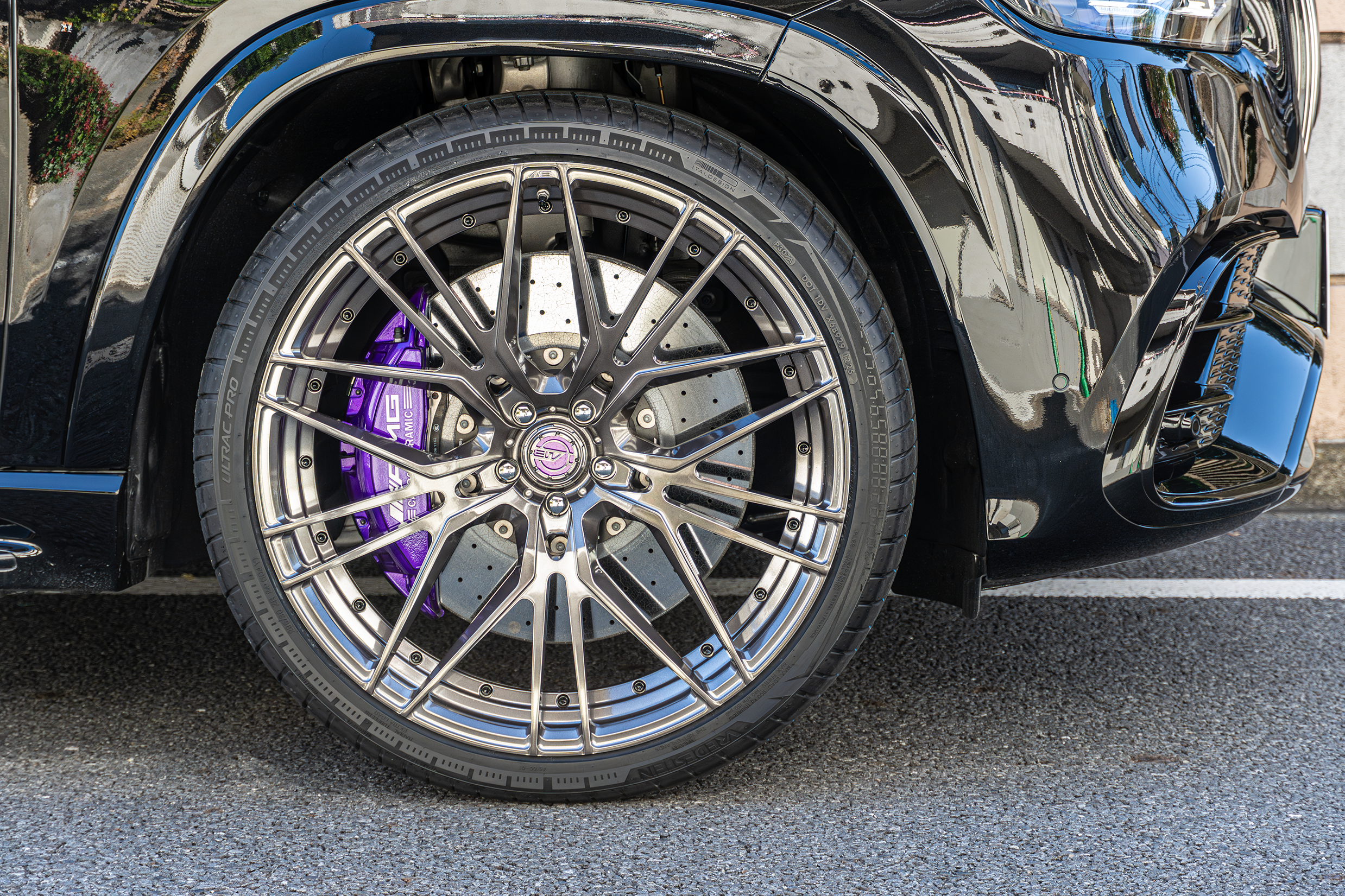 GLS63　カスタム X167 AL13 DB008 ポリッシュ　ローダウン