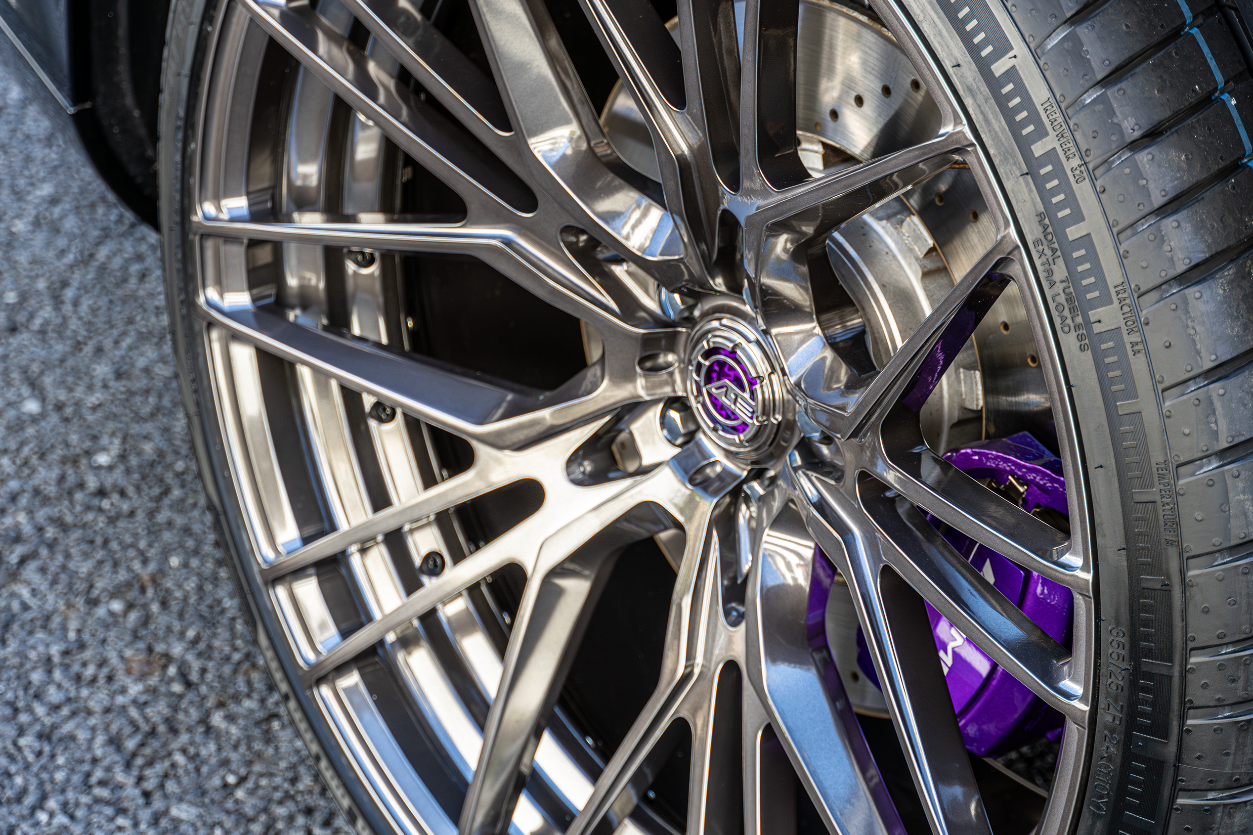 GLS63　カスタム X167 AL13 DB008 ポリッシュ　ローダウン