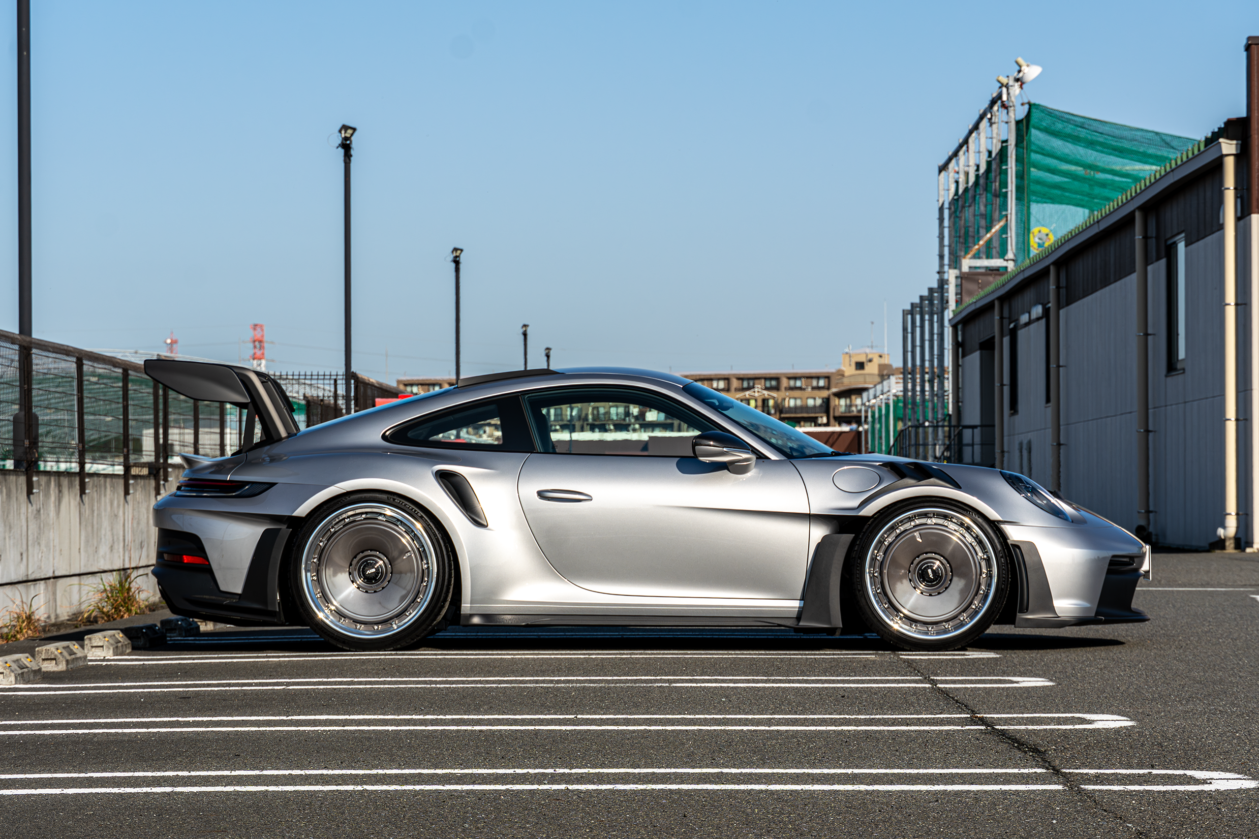 GT3RS カスタム　ローダウン　インチアップ　AL13 ディッシュ　ヴァイザッハ