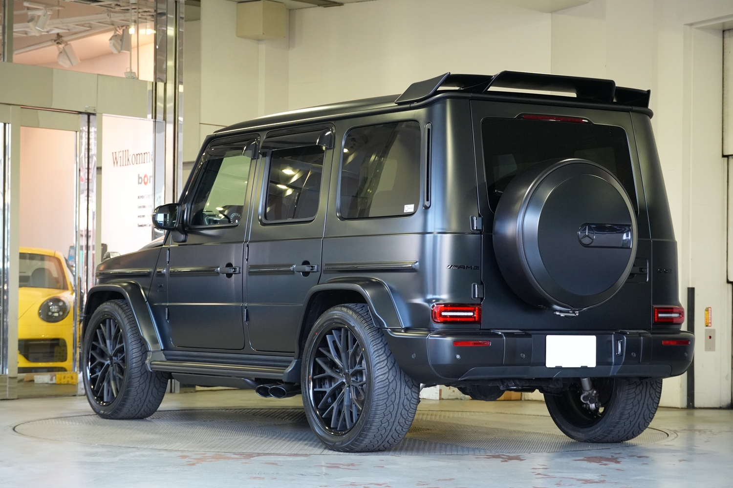 W463A W465 G63 Gクラス ゲレンデ カスタム エアロ ブラックアウト BRABUS HYPER FORGED ホイール 22インチ 東京
