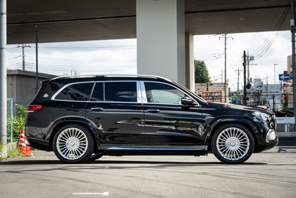 GLS600 Maybach ローダウン スペーサー 低ダストブレーキパッド